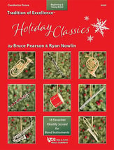 Tradition of Excellence Holiday Classics Conductor band method book cover